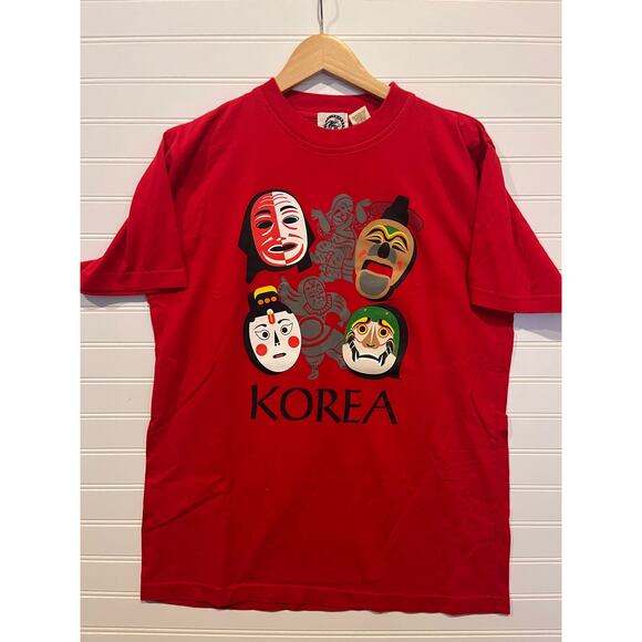 Vintage 90s Korea graphic tee - Picture 1 of 3
